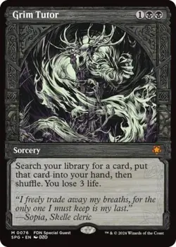 MTG English Grim Tutor (Showcase) NM Foil Special Guests - Image 1