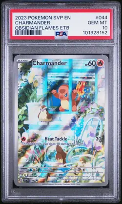 Charmander SVP 044 Obsidian Flames ETB Promo PSA 10 Graded Card Pokemon TCG Gem - Image 1
