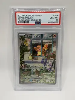 Charmander SVP 044 Obsidian Flames ETB Promo PSA 10 Graded Card Pokemon TCG Gem - Image 3