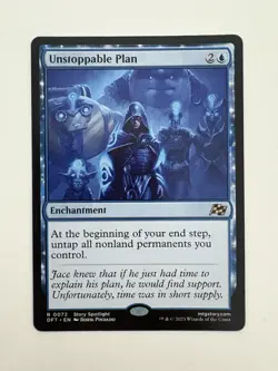 Unstoppable Plan MTG Magic the Gathering Card NM Near Mint DFT - Image 1