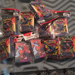 Pokemon TCG Phantasmal Flames Sealed Booster Pack 10 Cards English 1 Pack - Image 1