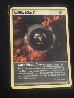 Dark Metal Energy - 94/109 - Pokemon Ex Team Rocket Returns Card VLP - Image 1