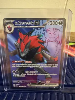 Pokemon TCG 5-Card Holo Lot: Cynthia's Roserade, Oricorio ex, N's Zoroark - Image 5