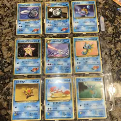 Vintage Pokemon Japanese 1996 Pocket Masters Lot - 144 Cards - Image 3