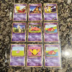 Vintage Pokemon Japanese 1996 Pocket Masters Lot - 144 Cards - Image 5