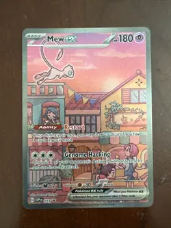 Pokemon TCG Mew EX 053 Scarlet & Violet Promo Holo Full Art - Image 1