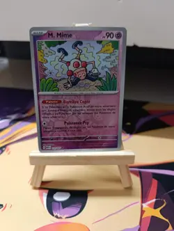 Carte Pokemon M. MIME 122/165 HOLO REVERSE EV3.5 Ecarlate et Violet MEW 151 NEUF - Image 1