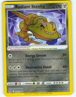 Radiant Steelix - 124/196 Lost Origin - Pokemon TCG - 2022 - Image 1