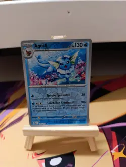 Carte Pokemon Aquali 134/165 REVERSE Pokemon 151 Francais - Image 1