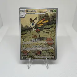 Pokemon Beautifly 219/217 SV Stellar Crown Illustration Rare Holo English - Image 1