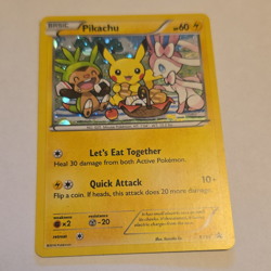The Pokemon Company Pikachu XY95 XY 2016 English 60 HP Holo Promo - Image 1