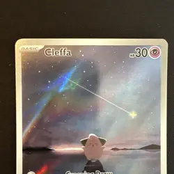 Pokemon Cleffa Obsidian Flames Illustration Rare Holo 202/197 - Image 2