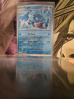 Palafin 062/197 Rare Obsidian Flames Pokemon Reverse Holo Near Mint - Image 1