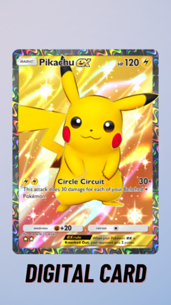 Pikachu EX Full Art Genetic Apex Pokemon TCG Pocket 2 Star ⭐⭐ (English) - Image 1