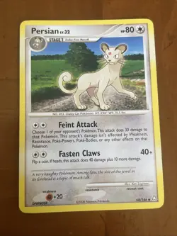 Persian 68/146 Uncommon Legends Awakened Pokemon Moderately Played - Image 1