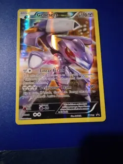 Pokemon Genesect XY Promo XY119 Holo Black Star Promo - Image 1