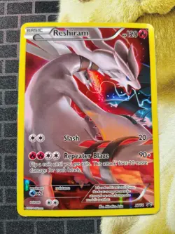 Reshiram - 2015 Pokemon TCG - XY74 - Black Star Promo - Full Art - Holo - Image 4