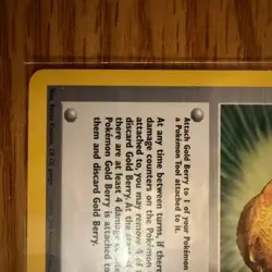 POKEMON TCG GOLD BERRY 93/111 UNCOMMON WOTC NEO GENESIS LP - Image 5