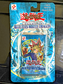 Konami Yu-Gi-Oh! LOB White Dragon Blistered Booster W/ Flame Swordsman sealed - Image 2