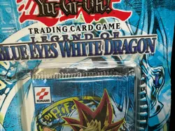 Konami Yu-Gi-Oh! LOB White Dragon Blistered Booster W/ Flame Swordsman sealed - Image 5