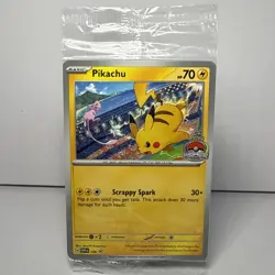 Pikachu SVP 190 World Championships 2024 Promo SEALED - Pokemon TCG - NM - Image 1