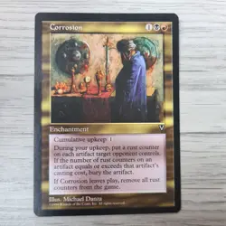 MTG Corrosion Visions Magic The Gathering +Free Cards. - Image 1