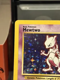 Pokemon TCG Mewtwo Base Set Holo 10/102 NM-LP - Image 2
