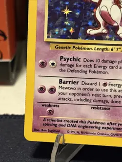 Pokemon TCG Mewtwo Base Set Holo 10/102 NM-LP - Image 5