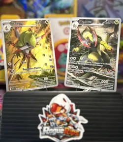 Pokemon TCG Black Bolt Fraxure 146/086 Haxorus 147/086 Illustration Rare Lot NM - Image 1