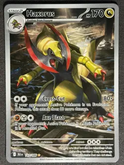 Pokemon TCG Black Bolt Fraxure 146/086 Haxorus 147/086 Illustration Rare Lot NM - Image 2