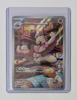 Pokemon TCG Gurdurr 126/086 Sv: Black Bolt Illustration Rare - Image 1