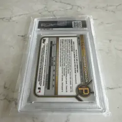 2022 Bowman Draft Chrome Draft Pick Autograph PSA 10 Termarr Johnson Pirates - Image 2