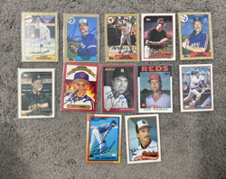 Lot of 12 Vintage Autographed MLB Baseball Cards - Dravecky Harrah + MORE - Image 1