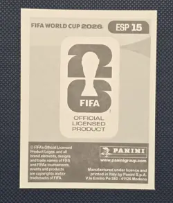 2026 Panini FIFA World Cup LAMINE YAMAL Gold Crumple ESP15 Spain Rare - Image 2