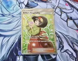 Pokemon TCG 174/181 Erika's Hospitality Team Up Full Art NM - Image 1