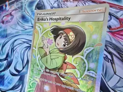 Pokemon TCG 174/181 Erika's Hospitality Team Up Full Art NM - Image 2