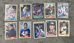 Lot of 10 Vintage Autographed MLB Baseball Cards - Worrell Milacki Kittle + MORE - Image 1