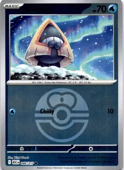 Pokemon Snorunt 046/217 Ascended Heroes Love Ball Reverse Holo NM - Image 1