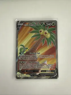 Alolan Exeggutor V Full ART - 071/078 Pokemon Go NM - Image 1