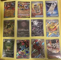 Japanese Pokemon TCG Mega Brave [M1L] AR & SR Bundle 12 Cards inc Ivysaur Riolu - Image 1