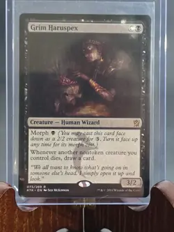 Grim Haruspex Khans of Tarkir MTG Regular Near Mint - Image 3