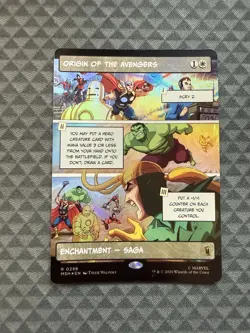MTG Origin of the Avengers #0298 Foil Borderless Rare Marvel Super Heroes (MSH) - Image 1