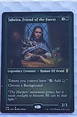 Jaheira, Friend of the Forest (Foil Etched) ,Magic the Gathering, MTG **NEW** - Image 1