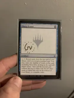 Sharp Eraser Mtg- signed - Image 1