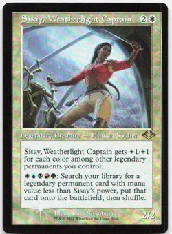 Sisay, Weatherlight Captain (Retro Frame) *Foil* MH1 6 NM-LP - Image 1