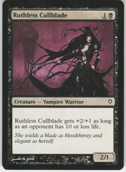 Ruthless Cullblade Worldwake Common Magic: The Gathering NM/M - Image 1