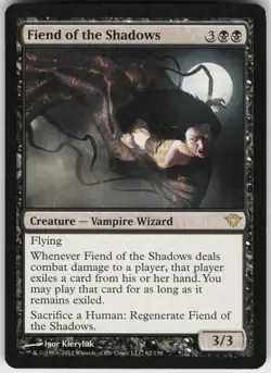 Fiend of the Shadows Dark Ascension Rare Magic: The Gathering - Image 1