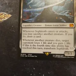 MTG - FIN - 0115 0 Sephiroth, Fabled SOLDIER - Regular / NM / Final Fantasy - Image 4