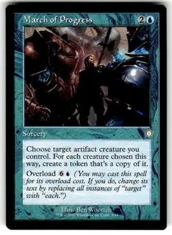 March of Progress (Retro Frame) Commander: the Brothers' War Regular MTG - Image 1