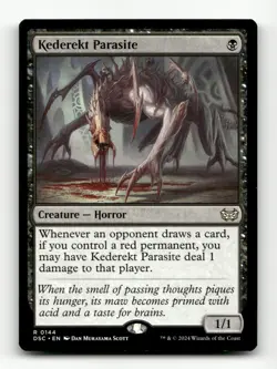 Kederekt Parasite Commander: Duskmourn: House of Horror #144 Rare - Image 1